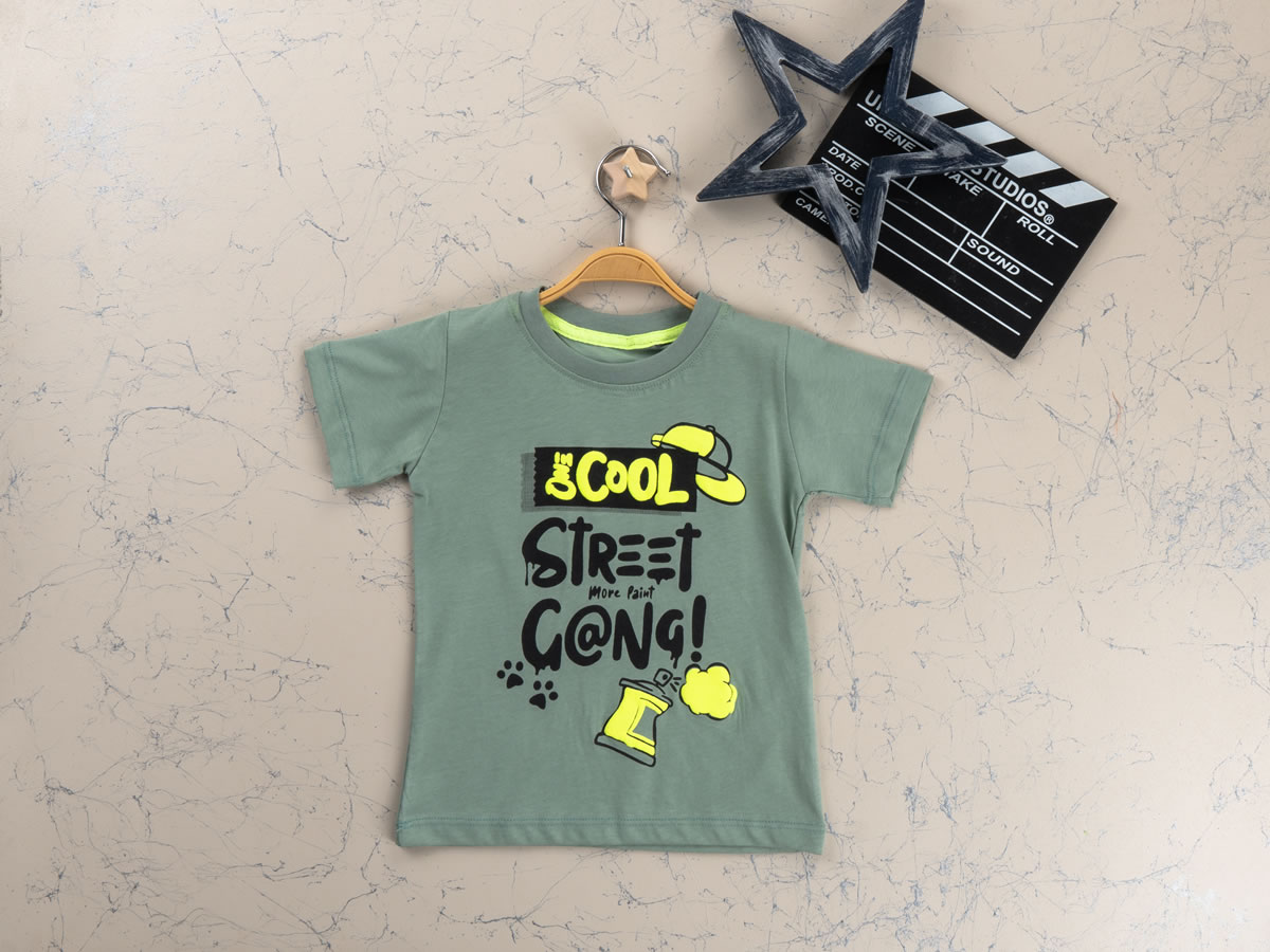 1-4 YAŞ ERKEK ONE COOL STREET CANG TSHIRT