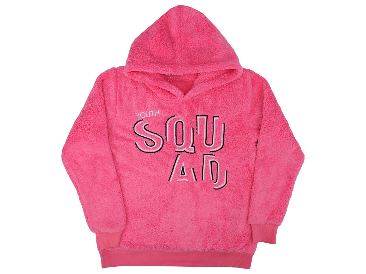 9-12 YAŞ KIZ SQUAD PELUŞLU TEK BADİ