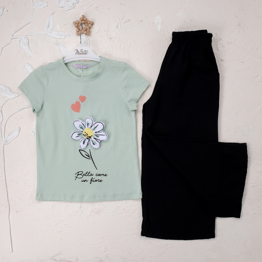 Kız Papatya Kabartmalı 5-8 Yaş Takım