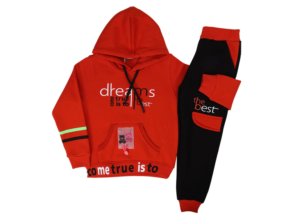 7-10 YAŞ KIZ EŞOFMAN TAKIM -DREAMS