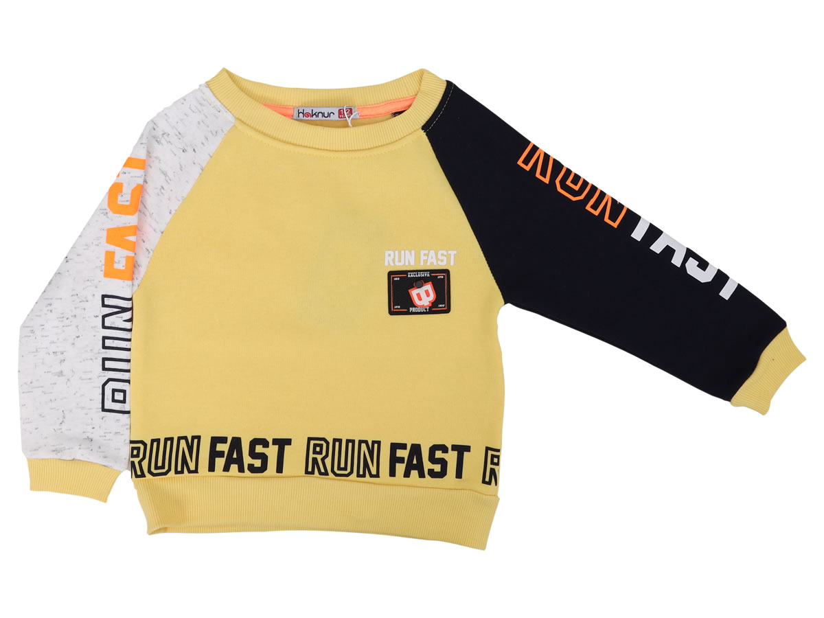 1-4 YAŞ ERKEK SWEAT-RUN FAST-3 İP