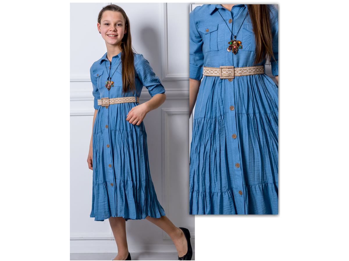 11-15 YAŞ ALTI ÇİNGENE ELBİSE