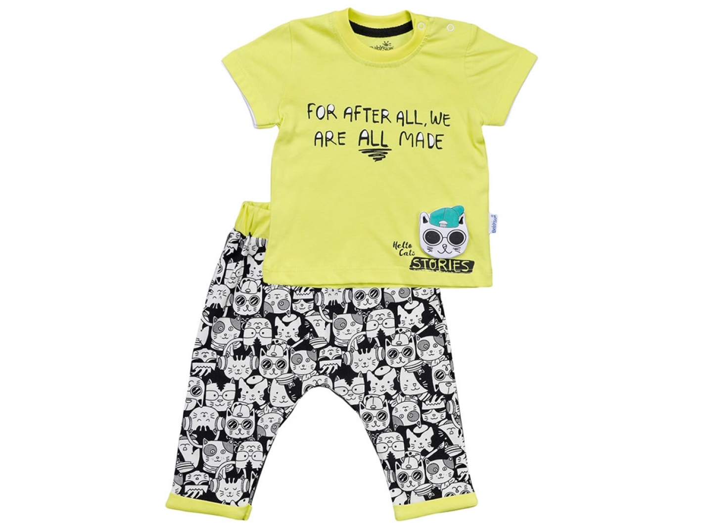 6-18 AY ERKEK HELLO CATS KAPRİLİ TAKIM    