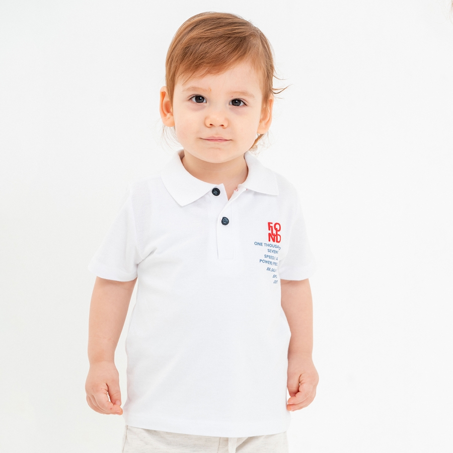 1-4 Yaş Erk Yakalı Tshirt