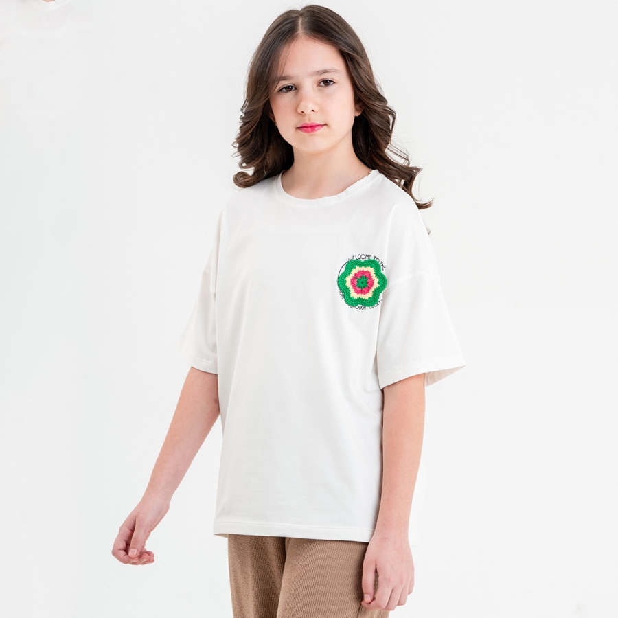 9-12 Yaş Kız Çiçek Badi