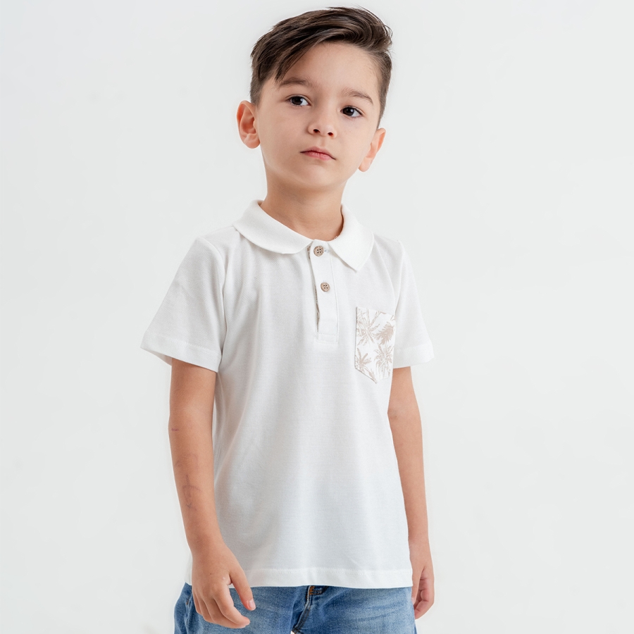 5-8 Yaş Erkek Metraj Lakost Tshirt