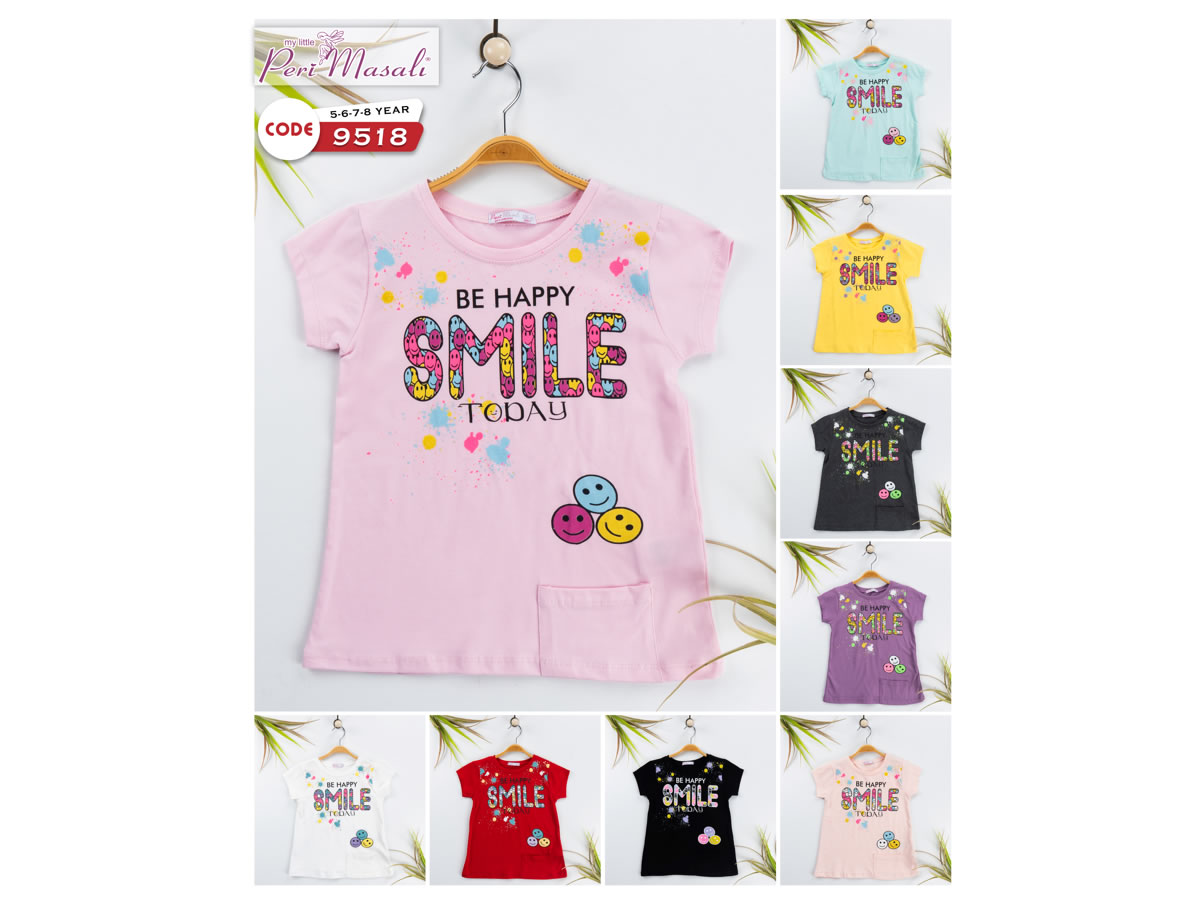 5-8 YAŞ KIZ SMILE TODAY GÜLEN YÜZLÜ BADİ