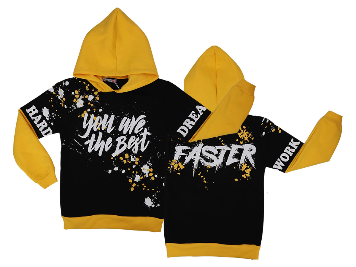 9-12 YAŞ ERKEK SWEAT-YOU ARE THE BEST 3İP