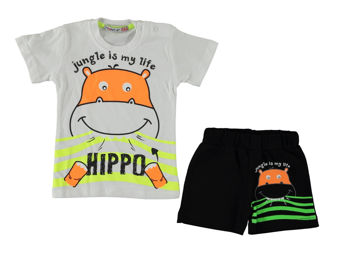 6-18 AY HİPPO ŞORTLU ERKEK TAKIM