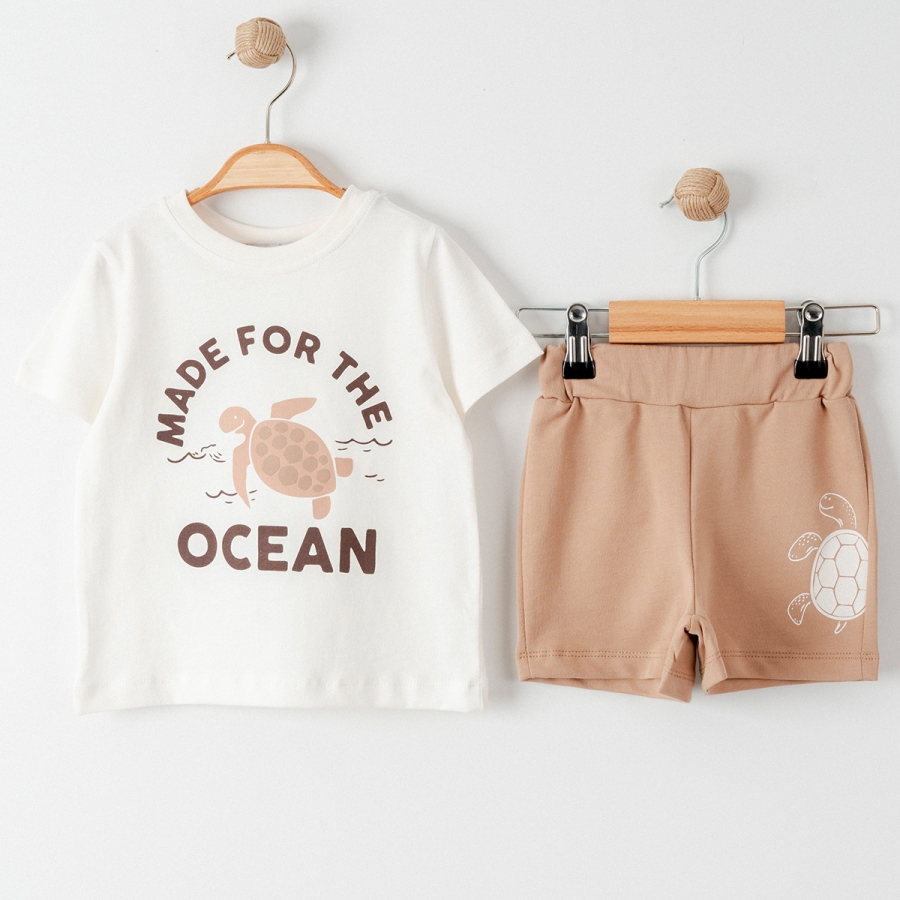 1-4 Yaş Erkek Ocean Şortlu Takım