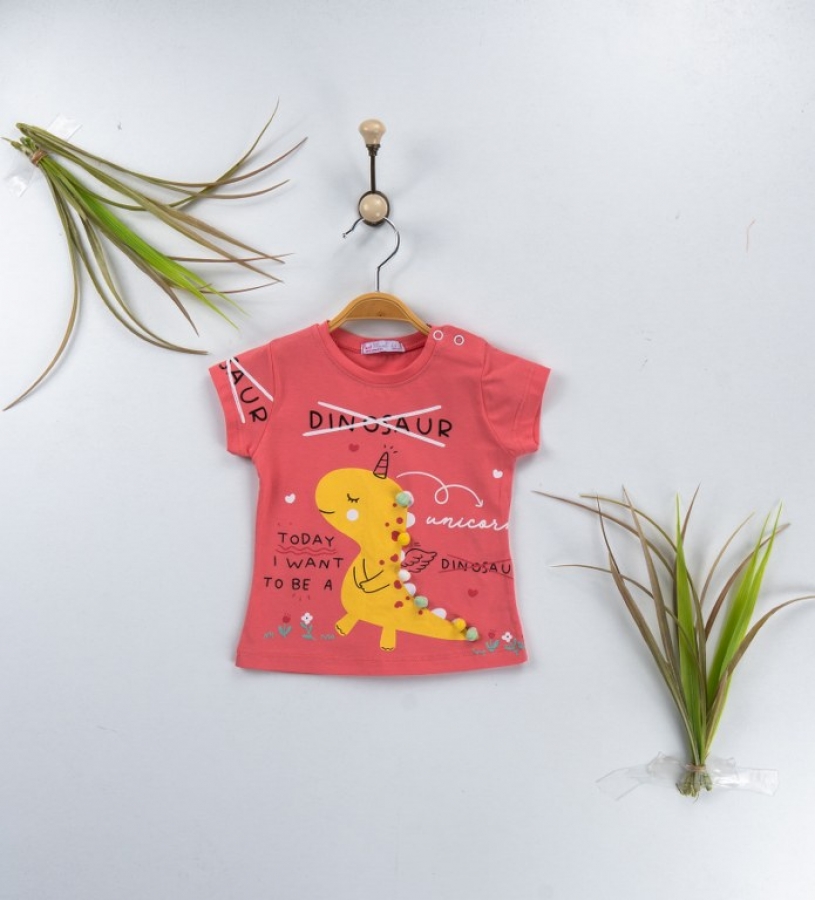 BADİ06-18 AYLIK KIZ DINOSAUR TODAY I WANT TO BE BADİ