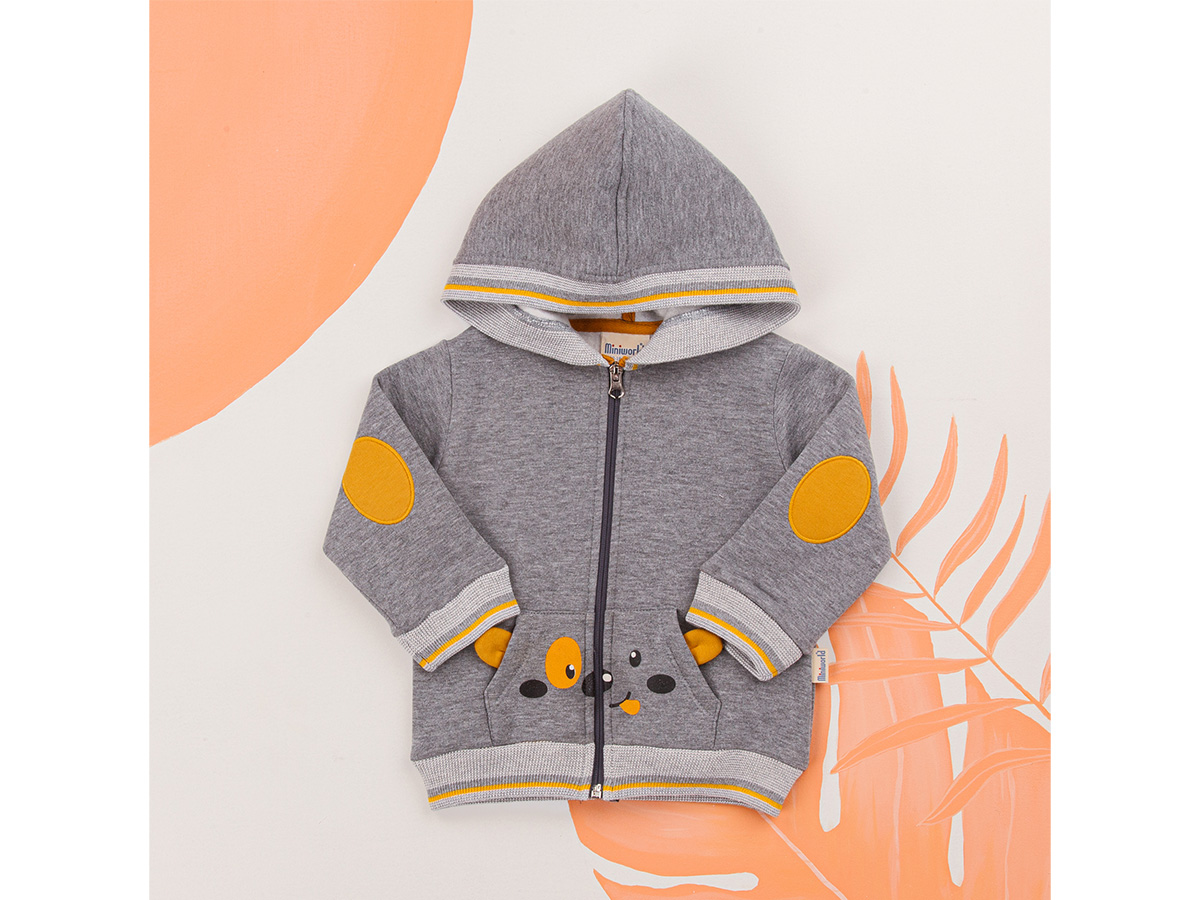 ERKEK 6-24 AY CUTE DOG ÜÇ İP HIRKA