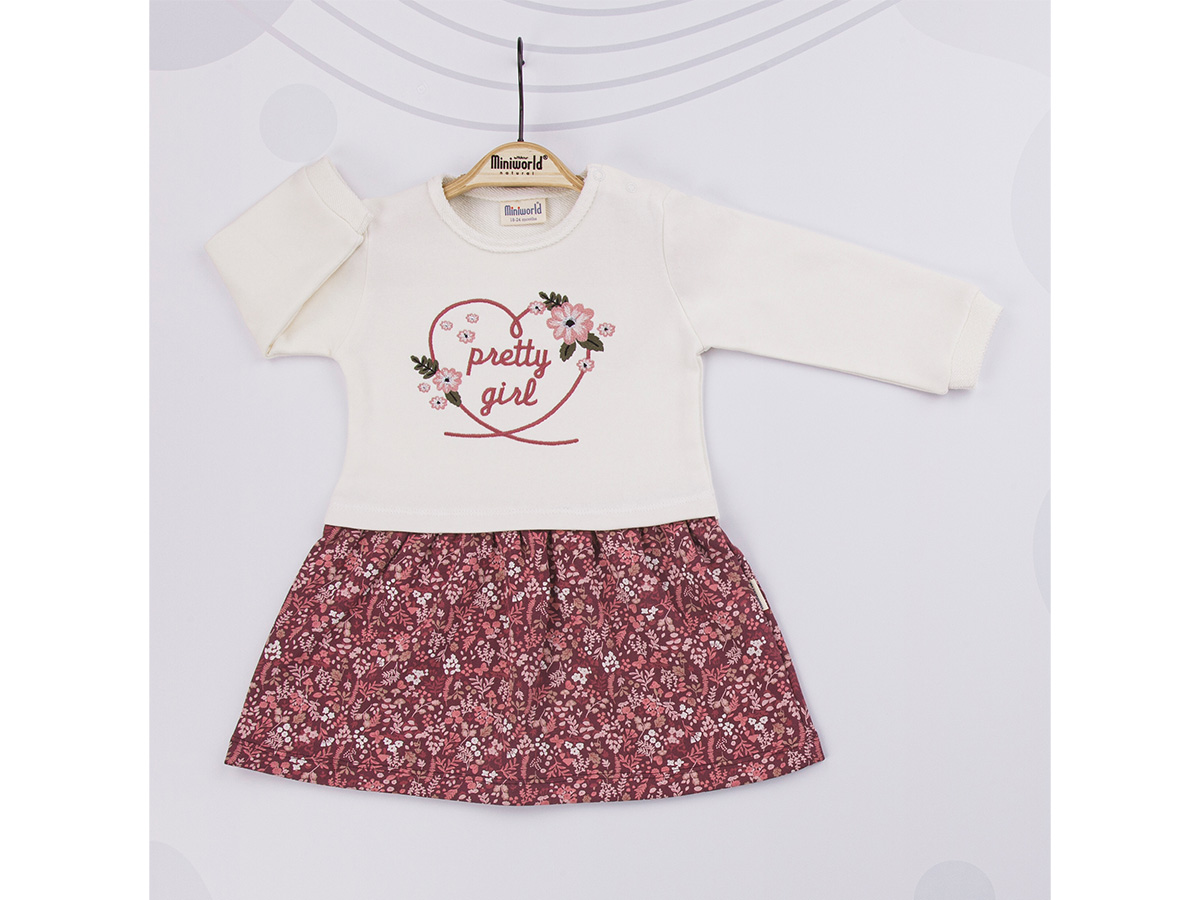 KIZ 6-24 AY DRİED FLOWER ELBİSE