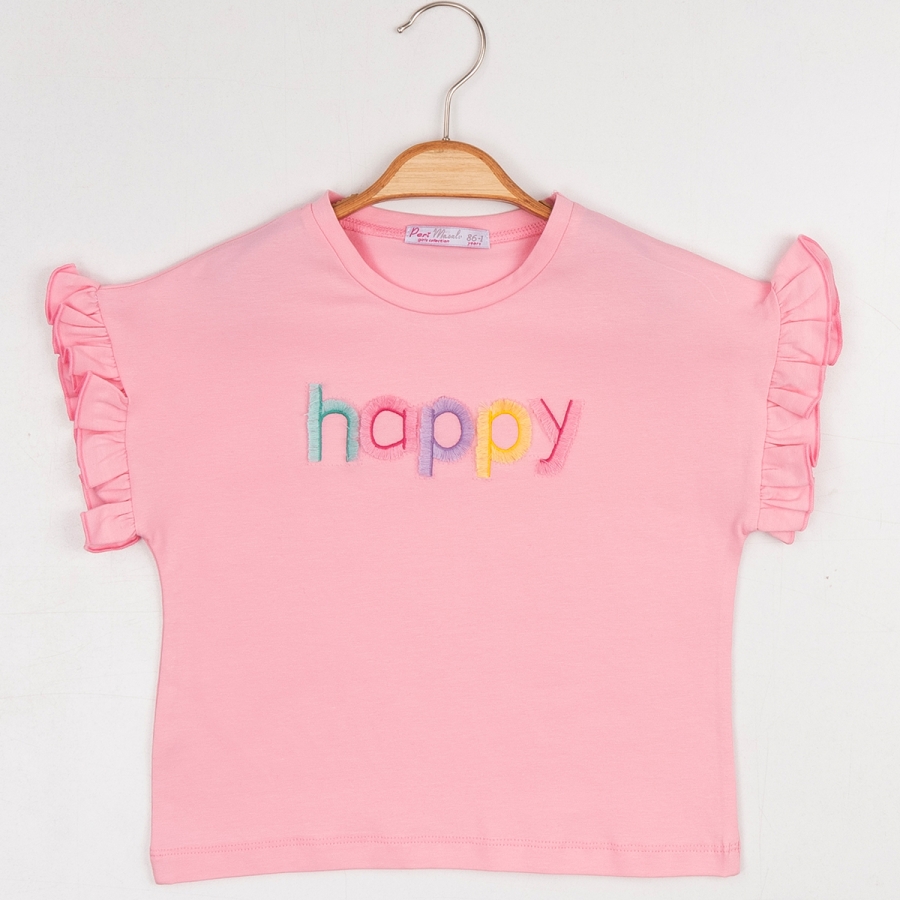 1-4 Yaş Kız Summer Püskül Nakışlı Badi