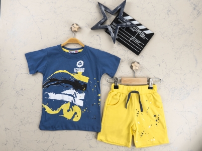   1-4 YAŞ ERKEK TECHNO SKTR ŞORTLU TAKIM