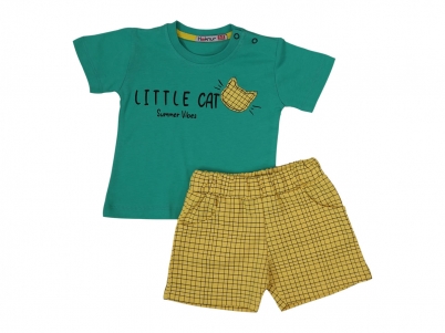 06-18 AYLIK ERKEK SUMMER VİBES AYLIK ŞORTLU TAKIM