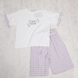 Kız 5-8 Yaş Everyday A Fresh Baskılı Takım