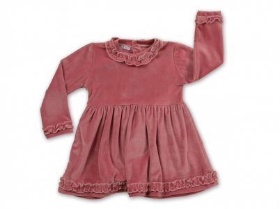 1-2-3-4 FIRFIRLI BÜZGÜLÜ ELBİSE