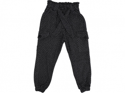 5-6-7-8 YAŞ KIZ JAKARLI KOMONDO CEP KUŞAKLI TEK PANTOLON