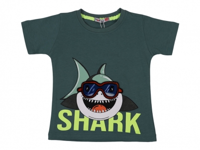 1-4 YAŞ ERKEK SHARK KÖPEK BALIKLI TİŞÖRT