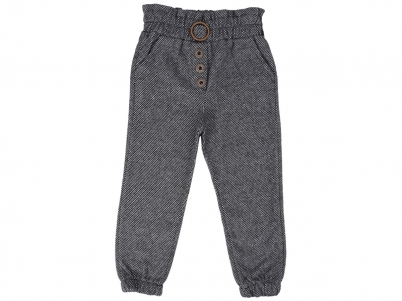 9-10-11-12 KIZ JAKARLI ÖNÜ DÜGMELİ TOKALI TEK PANTOLON