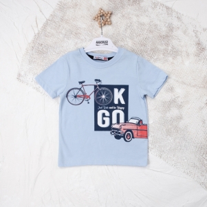 Erkek Ok Go Baskılı 1-4 Yaş Tişört