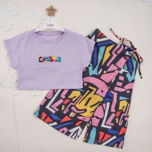 Kız Together Baskılı 9-12 Yaş Takım