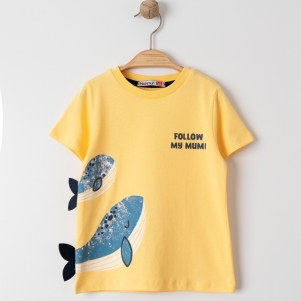 1-4 Yaş Erkek Balina Tshirt