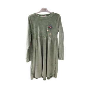 5-8 YAŞ KIZ KADİFE ELBİSE