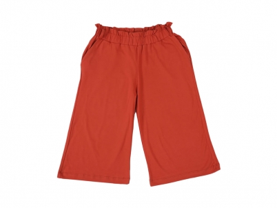 TEK ALT9-12 YAŞ KIZ GENİŞ PAÇALI KEMERLİ CAPRİ