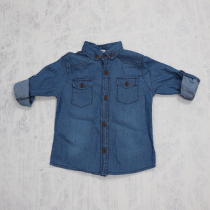 Erkek 6-10 Yaş Kot Gömlek