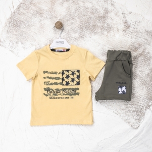 Erkek Caretta Ceretta Baskılı 1-4 Yaş Takım