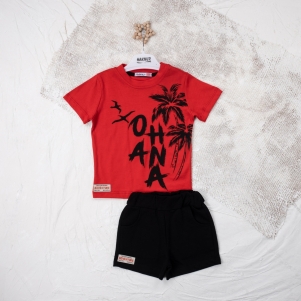 Erkek Ohana Baskılı 1-4 Yaş Takım