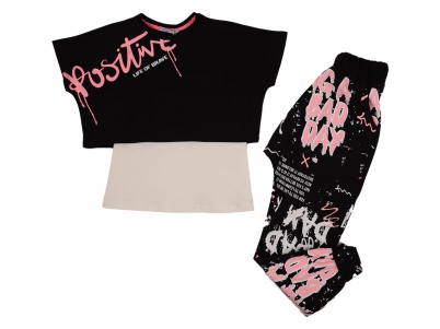 5-8 YAŞ POSİTİVE LIFE OF BRAVE ŞALVARLI TAKIM