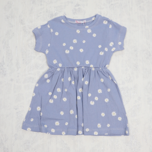 Kız 5-8 Yaş Papatya Desenli Elbise