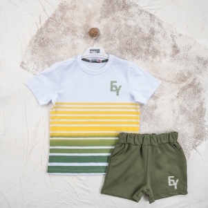 Erkek Çizgili 5-8 Yaş Takım