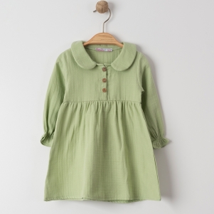 06-18 Ay Kız Bebe Yaka Elbise