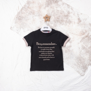 Erkek Boy Remember Sırt Baskılı 1-4 Yaş Tişört