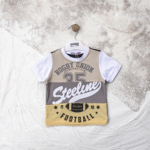 Erkek Rugby Union 1-4 Yaş Tişört