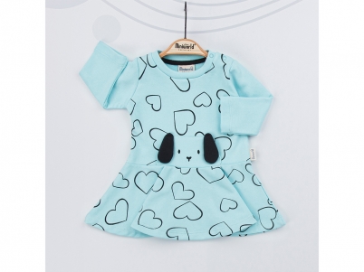KIZ 6-24 AY CUTE DOG ELBİSE