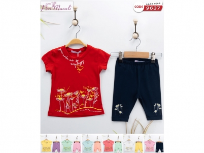 1-4 YAŞ KIZ PAPATYALI TAYTLI TAKIM