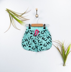 TEK ALT5-8 YAŞ KIZ CHIC YAZILI ŞORT
