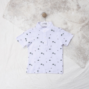 Erkek Kaplumbağa Baskılı 1-4 Yaş Tişört