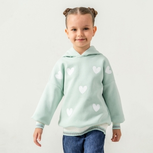 5-8 Yaş Kız 3ip Kalpli Swt