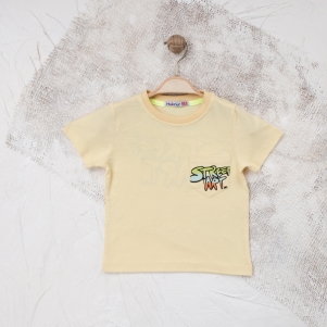 Erkek Street Art Sırt Baskılı 1-4 Yaş Tişört