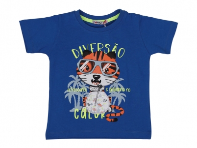 1-4 YAŞ ERKEK DIVERSAO GÖZLÜKLÜ KAPLAN TİŞÖRT