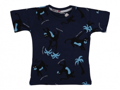 1-4 YAŞ ERKEK KÖPEKLİ TROPİCAL MOOD TİŞÖRT