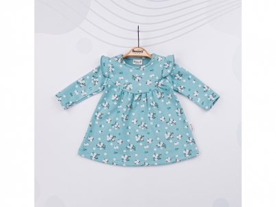 KIZ 6-24 AY SOFT ÇİÇEK ELBİSE