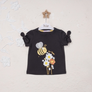 Kız Arı Baskılı 1-4 Yaş Badi