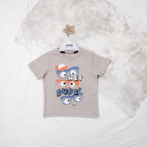 Erkek Hey Dude Baskılı 1-4 Yaş Tişört